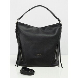 Women´s black eco leather bag