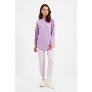 Trendyol Lilac Knitted Sweatshirt