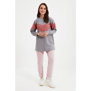 Trendyol Gray Knitted Sweatshirt