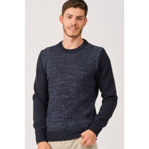 V0355 DEWBERRY MEN'S SWEATER-LACİVERT