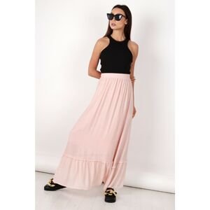 maxi skirt with a frill