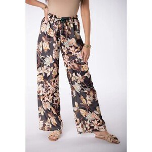 wide trousers with a print