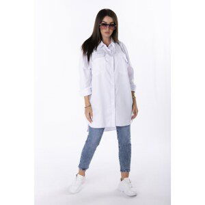 Oversized shirt with pockets