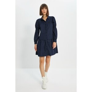 Trendyol Navy Blue Shirt Dress