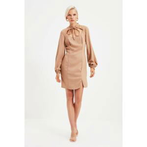 Trendyol Mink Collar Detailed Dress