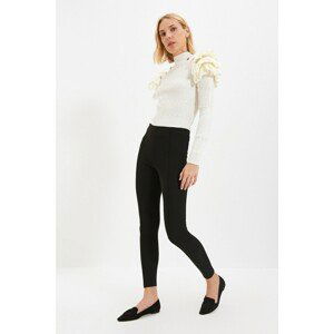 Trendyol Black Interlock Knitted Leggings