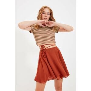 Trendyol Tile Belted Skirt