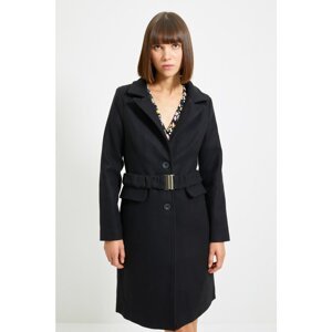 Trendyol Black Belted Cachet Coat