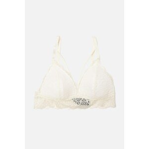 Trendyol Ecru Lace Supported Bra