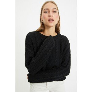 Trendyol Black Hair Knit Knitwear Sweater