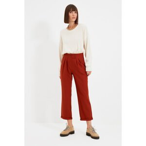 Trendyol Tile Button Detailed Trousers