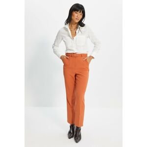 Trendyol Brown Belted Trousers