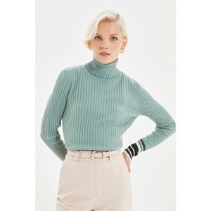 Trendyol Mint Sleeve End Detailed Knitwear Sweater