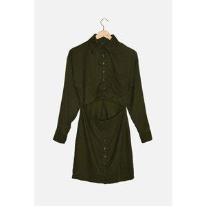 Trendyol Khaki Cut-Out Detailed Dress