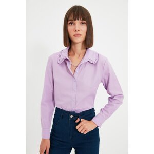 Trendyol Lilac Collar Detailed Shirt