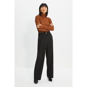 Trendyol Black Wide Leg Trousers