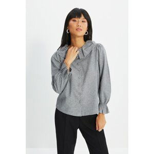 Trendyol Gray Buttoned Shirt