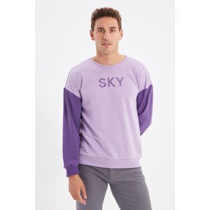 Trendyol Lilac Men Regular Fit Sweatshirt