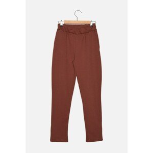Trendyol Brown Basic Jogger Knitted Sweatpants