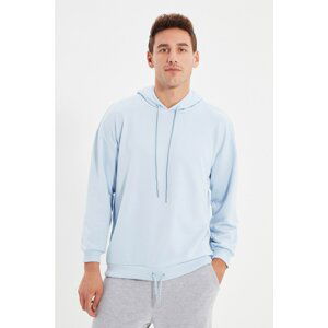 Trendyol Blue Men's Regular Fit Sweatshirt