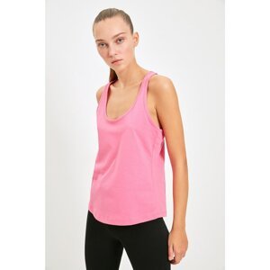 Trendyol Fuchsia Halter Collar Sports Singlet