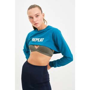 Trendyol Oil Crop Sweatshirt