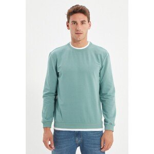Trendyol Mint Men's Basic Regular Fit Sweatshirt