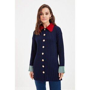 Trendyol Cardigan - Navy blue - Fitted