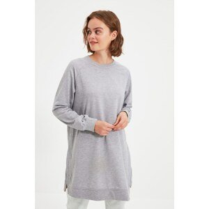 Trendyol Sweatshirt - Gray - Regular