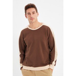 Trendyol Brown Men's Regular Fit Sweatshirt