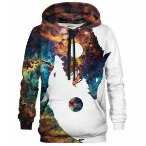 Bittersweet Paris Unisex's Galaxy Yin Yang Wolf Hoodie H-K Bsp596