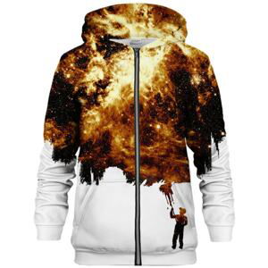 Bittersweet Paris Unisex's Golden Painter Zip Hoodie Hkz-U-Pc Bsp775