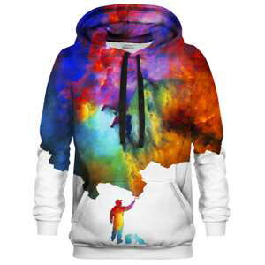 Bittersweet Paris Unisex's Painter Gradient White Hoodie H-K Bsp427