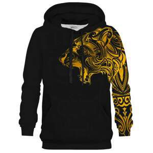 Bittersweet Paris Unisex's Polynesian Tiger Gold Hoodie H-K Bsp808