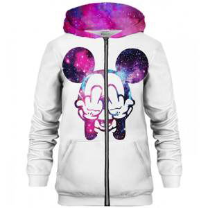 Bittersweet Paris Unisex's Rebel Zip Hoodie Hkz-U-Pc Bsp043