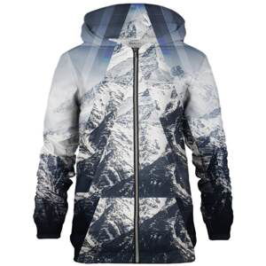 Bittersweet Paris Unisex's Snowy Mountain Zip Hoodie Hkz-U-Pc Bsp899