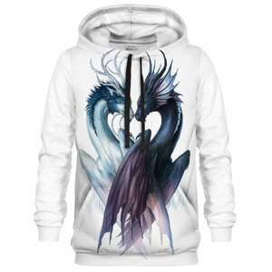 Bittersweet Paris Unisex's Yin And Yang Dragons Hoodie H-K Bsp824