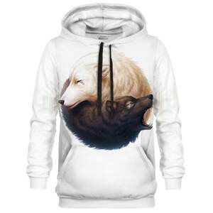 Bittersweet Paris Unisex's Yin And Yang Wolves Hoodie H-K Bsp826