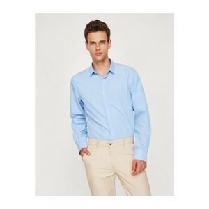 Koton Men's Blue Shirt