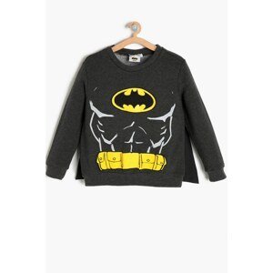 Koton Gray Boy Batman Printed Sweatshirt