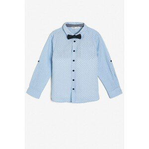 Koton Blue Kids Bow Tie Detailed Shirt