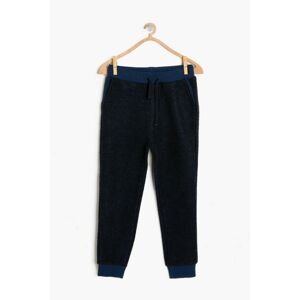 Koton Navy Blue Boy's Pocket Detailed Sweatpants