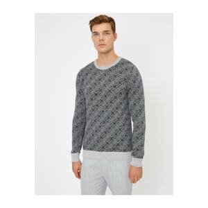Koton Men's Patterned Knitwear Sweater