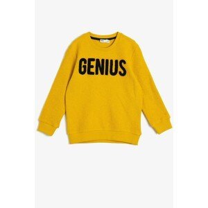 Koton Boys Yellow Genius Kids Sweatshirt