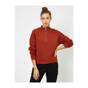 Koton Zipper Detailed Sweatshirt