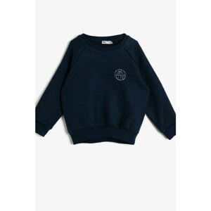 Koton Boys Navy Plain Kids Sweatshirt