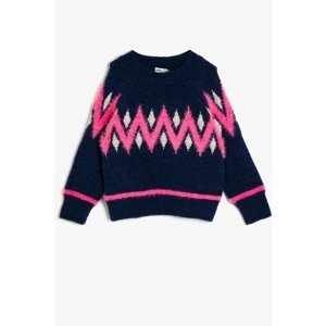 Koton Girl Patterned Knitwear Sweater