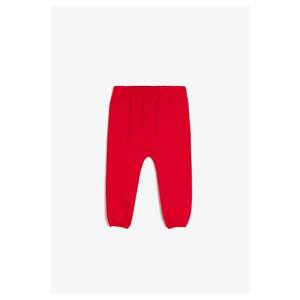 Koton Baby Girl Red Boy Normal Waist Sweatpants