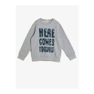 Koton Letter Printed Sweatshirt