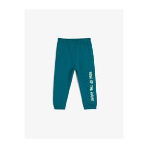 Koton Baby Boy Green Printed Sweatpants